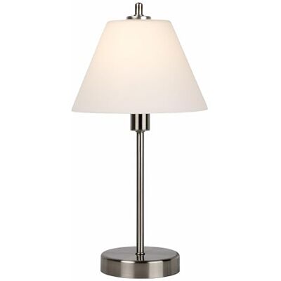 LUCIDE TOUCH stolní lampa Ø 22 cm 1xE14 matná chrom LUCIDE TOUCH stolní lampa Ø 22 cm 1xE14 matná chrom