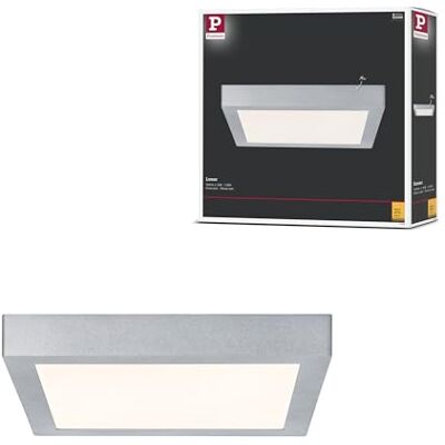 Paulmann 70650 LED panel Lunar hranaté hliníkové stropní svítidlo stropní svítidlo stropní svítidlo stropní svítidlo matný chrom 300 x 300 mm, 18 W/230 V Paulmann 70650 LED panel Lunar hranaté hliníkové stropní svítidlo stropní svítidlo stropní svítidlo stropní svítidlo matný chrom 300 x 300 mm, 18 W/230 V