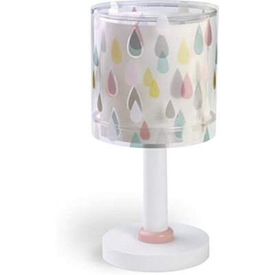 Dalber Dětská stolní lampa lampa na noční stolek Color Rain barva deště růžová, 15 x 15 x 30 cm Dalber Dětská stolní lampa lampa na noční stolek Color Rain barva deště růžová, 15 x 15 x 30 cm