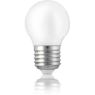 Hellum E27 žárovka LED s 2,2 wattem a 250 lumeny, LED žárovka teplá bílá s 2700 Kelvinů, žárovka matná, žárovka náhrada za 25W žárovku, G45 žárovka 209204 Hellum E27 žárovka LED s 2,2 wattem a 250 lumeny, LED žárovka teplá bílá s 2700 Kelvinů, žárovka matná, žárovka náhrada za 25W žárovku, G45 žárovka 209204