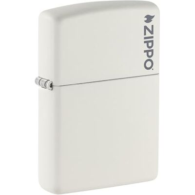 Zippo Zapalovač 60001270 Log benzínový zapalovač, mosaz, bílý matný, 214ZL Zippo Zapalovač 60001270 Log benzínový zapalovač, mosaz, bílý matný, 214ZL