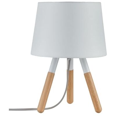 Paulmann 79646 Neordic Stolní lampa Berit max. 1x20W stolní lampa pro E27 lampy lampa na noční stolek bílá/dřevo 230V látka/dřevo/kov bez žárovky Paulmann 79646 Neordic Stolní lampa Berit max. 1x20W stolní lampa pro E27 lampy lampa na noční stolek bílá/dřevo 230V látka/dřevo/kov bez žárovky