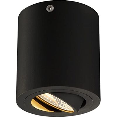 SLV LED TRILEDO stropní svítidlo, vnitřní osvětlení, otočné a otočné LED stropní svítidlo, stropní svítidlo, bodové vnitřní svítidlo LED Inside, 3000K, kulaté, černé matné, 38°, 6,2 W, vč. SLV LED TRILEDO stropní svítidlo, vnitřní osvětlení, otočné a otočné LED stropní svítidlo, stropní svítidlo, bodové vnitřní svítidlo LED Inside, 3000K, kulaté, černé matné, 38°, 6,2 W, vč.