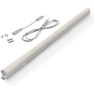 Briloner LED lišta s vypínačem, neutrální bílá barva světla, vč. propojovacího kabelu, podhledové svítidlo do kuchyně, LED světelná lišta do kuchyně, osvětlení skříně, kuchyňská lampa, lampa, 58,5 x Briloner LED lišta s vypínačem, neutrální bílá barva světla, vč. propojovacího kabelu, podhledové svítidlo do kuchyně, LED světelná lišta do kuchyně, osvětlení skříně, kuchyňská lampa, lampa, 58,5 x