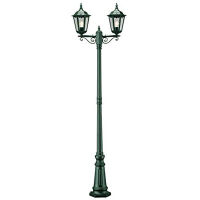 Konstsmide Firenze stojací lampa B: 25 cm H: 63 cm V: 220 cm, 2 x 100 W, IP43 lakovaný hliník, zelené 7234-600 Konstsmide Firenze stojací lampa B: 25 cm H: 63 cm V: 220 cm, 2 x 100 W, IP43 lakovaný hliník, zelené 7234-600