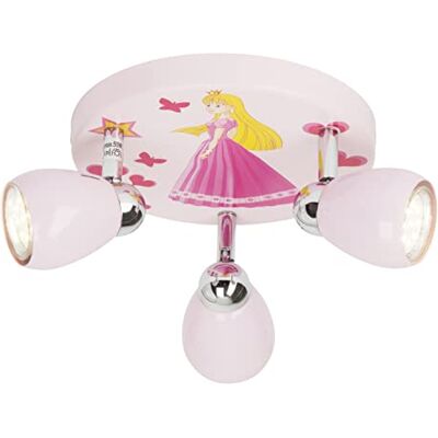 Brilliant Lampa Princess LED Spotrondell 3flg ros3x LED-PAR51, GU10, 3W včetně reflektorových žárovek LED, (250 lm, 3000 K) hlavy otočné Brilliant Lampa Princess LED Spotrondell 3flg ros3x LED-PAR51, GU10, 3W včetně reflektorových žárovek LED, (250 lm, 3000 K) hlavy otočné