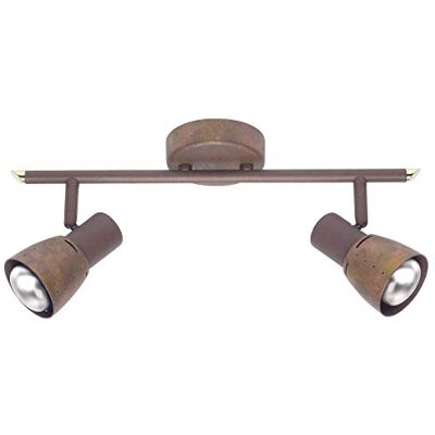 Brilliant Lampa lávové bodové světlo 2 mm stará měď 2x R50, E14, 40 W, vhodné pro reflektorové lampy (nejsou součástí dodávky) Stupnice A++ až E hlavy otočné Brilliant Lampa lávové bodové světlo 2 mm stará měď 2x R50, E14, 40 W, vhodné pro reflektorové lampy (nejsou součástí dodávky) Stupnice A++ až E hlavy otočné