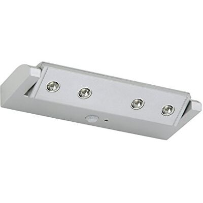 Briloner Svítidla pod kuchyňskou linku se senzorem, 4 LED, titanová/stříbrná 2269-041 Briloner Svítidla pod kuchyňskou linku se senzorem, 4 LED, titanová/stříbrná 2269-041
