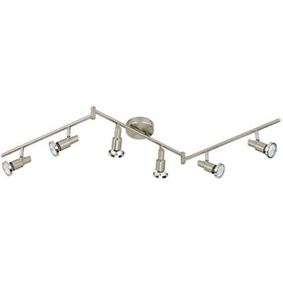 Briloner Svítidla LED stropní svítidlo, 6 otočných a otočných LED spot světel, stropní lampa, kov, reflektor vč. žárovky à 3 W, délka: 120 cm Briloner Svítidla LED stropní svítidlo, 6 otočných a otočných LED spot světel, stropní lampa, kov, reflektor vč. žárovky à 3 W, délka: 120 cm