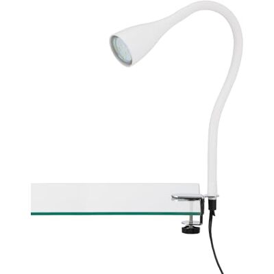 Briloner Svítidla LED lampa se svorkou, upínací bod, lampa se svorkou, stolní lampa, připínací svítidlo LED, flexibilní, bílá Briloner Svítidla LED lampa se svorkou, upínací bod, lampa se svorkou, stolní lampa, připínací svítidlo LED, flexibilní, bílá