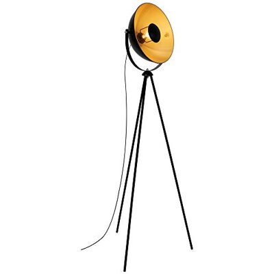 Briloner Leuchten stojací lampa LED, stojací lampa, lampa, studiová lampa, lampa do obývacího pokoje, lampa do obývacího pokoje, lampa vinobraní max. 60W, kovová, E27, černo-zlatá matná, 580x345x1480mm (LxDxH) Briloner Leuchten stojací lampa LED, stojací lampa, lampa, studiová lampa, lampa do obývacího pokoje, lampa do obývacího pokoje, lampa vinobraní max. 60W, kovová, E27, černo-zlatá matná, 580x345x1480mm (LxDxH)