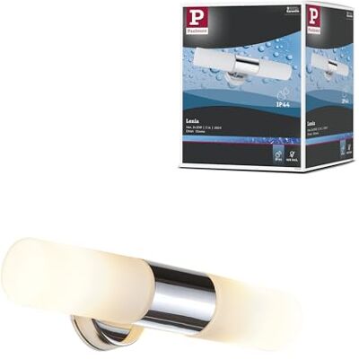 Paulmann 70350 WallCeiling Lenia IP44 max.2x20W E14 chrom/opak 230 V kov/sklo osvětlení zrcadla lampa nástěnné svítidlo 703. 50 Paulmann 70350 WallCeiling Lenia IP44 max.2x20W E14 chrom/opak 230 V kov/sklo osvětlení zrcadla lampa nástěnné svítidlo 703. 50