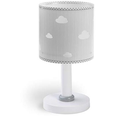 Dalber Dětská stolní lampa lampa na noční stolek mraky šedá Sweet Dreams, 15 x 15 x 30 cm Dalber Dětská stolní lampa lampa na noční stolek mraky šedá Sweet Dreams, 15 x 15 x 30 cm