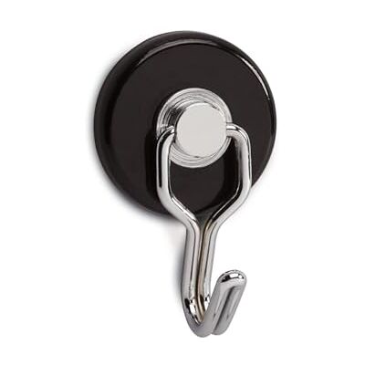 MAUL Magnetické háčky sada 2 ks, černé, kulaté, nosnost 5 kg MAUL Magnetické háčky sada 2 ks, černé, kulaté, nosnost 5 kg