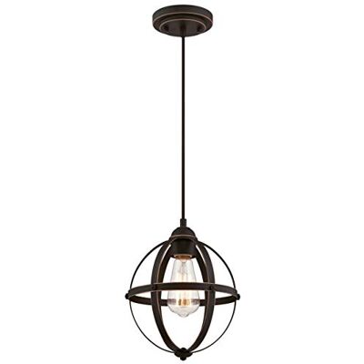 Westinghouse Lighting závěsné svítidlo se světlem 6361940 v olejované bronzové barvě s akcenty Westinghouse Lighting závěsné svítidlo se světlem 6361940 v olejované bronzové barvě s akcenty