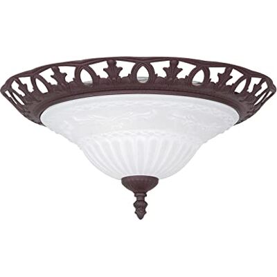 Trio-Leuchten Stropní svítidlo Rustica 6102021-24, kov nerezový, bez 2x E27 Trio-Leuchten Stropní svítidlo Rustica 6102021-24, kov nerezový, bez 2x E27