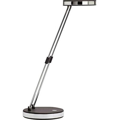 MAUL Stolní lampa puck 13 x 13 x 37 cm Moderní LED lampa s 1 260 luxy a 6 500 kelvinů Lampa s denním světlem s podstavcem Výškově nastavitelná stolní lampa s teleskopickým ramenem černá MAUL Stolní lampa puck 13 x 13 x 37 cm Moderní LED lampa s 1 260 luxy a 6 500 kelvinů Lampa s denním světlem s podstavcem Výškově nastavitelná stolní lampa s teleskopickým ramenem černá