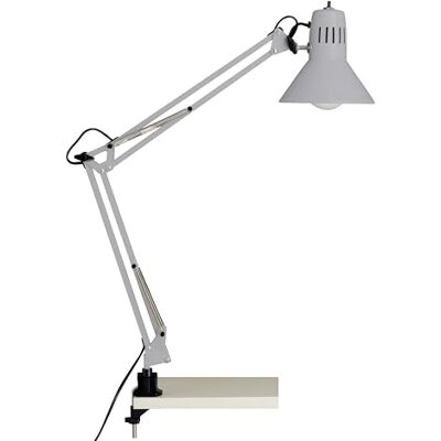 Brilliant Lampa, hobby lampa se svorkou na psací stůl titan, kov, 1x A60, E27, 40 W, normální lampy (nejsou součástí dodávky) Brilliant Lampa, hobby lampa se svorkou na psací stůl titan, kov, 1x A60, E27, 40 W, normální lampy (nejsou součástí dodávky)