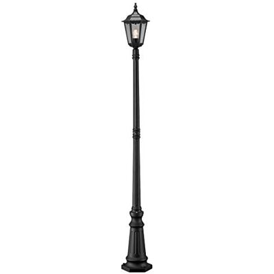Konstsmide Firenze 7233-750 Stojací svítidlo Š/: 25 cm H: 25 cm V: 220 cm / 1 x 100 W / IP43 / lakovaný hliník, korpus: matná černá, hlava lampy: průhledná Konstsmide Firenze 7233-750 Stojací svítidlo Š/: 25 cm H: 25 cm V: 220 cm / 1 x 100 W / IP43 / lakovaný hliník, korpus: matná černá, hlava lampy: průhledná