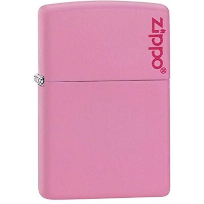Zippo 60001206 Logo zapalovač, mosaz, růžová matná, 238ZL Zippo 60001206 Logo zapalovač, mosaz, růžová matná, 238ZL