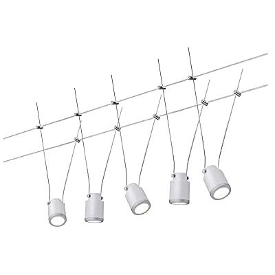 Paulmann 3980 Wire System TunLED 5x4W bílá/chrom matný 230/12V 3980 lanové světlo lanová lampa stropní svítidlo Paulmann 3980 Wire System TunLED 5x4W bílá/chrom matný 230/12V 3980 lanové světlo lanová lampa stropní svítidlo