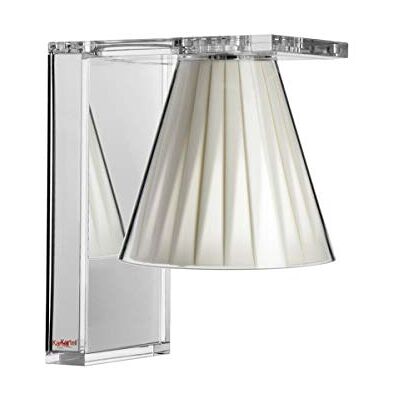 Kartell Light-Air, nástěnné svítidlo, čiré sklo / béžové Kartell Light-Air, nástěnné svítidlo, čiré sklo / béžové