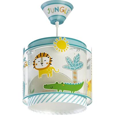 Dalber dětská lampa závěsné svítidlo závěsná lampa My Little Jungle džungle zvířata lvi sloni žirafy krokodýl, barevné Dalber dětská lampa závěsné svítidlo závěsná lampa My Little Jungle džungle zvířata lvi sloni žirafy krokodýl, barevné