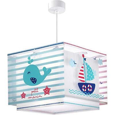 Dalber dětská lampa závěsné svítidlo závěsná lampa Petit Marin Seemann Wal, 30. 5 x 30. 5 x 25 cm, modrá Dalber dětská lampa závěsné svítidlo závěsná lampa Petit Marin Seemann Wal, 30. 5 x 30. 5 x 25 cm, modrá