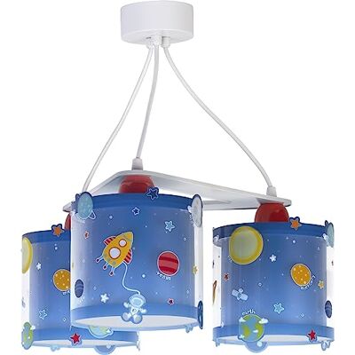 Dalber kinderlampe Pendelleuchte Hängelampe 3-Leuchten Planets Planeten Raum, Blau Dalber kinderlampe Pendelleuchte Hängelampe 3-Leuchten Planets Planeten Raum, Blau