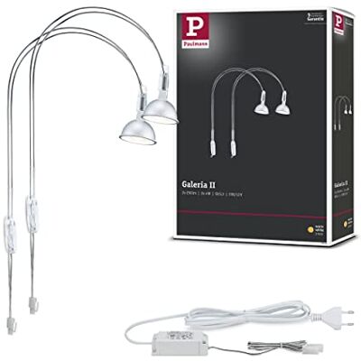 Paulmann Galeria LED II 2x4W GU5. 3 chrom 230/12V 9VA kov Paulmann Galeria LED II 2x4W GU5. 3 chrom 230/12V 9VA kov