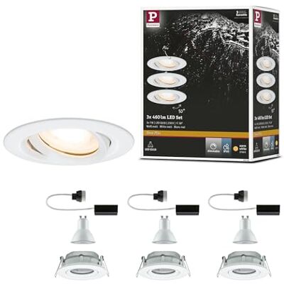 Paulmann Premium EBL sada název IP65 otočná LED 3x_W 230V GU10 51 mm bílá/kov Paulmann Premium EBL sada název IP65 otočná LED 3x_W 230V GU10 51 mm bílá/kov