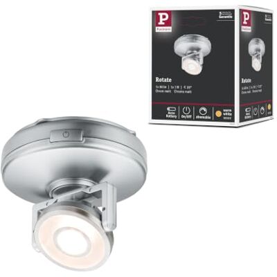 Paulmann 70637 osvětlení skříně LED Rotate pro pracovní plochy, skříně, regály 1 místo, otočné, stmívatelné, provoz na baterie s vypínačem, zapnuto/stmívání Paulmann 70637 osvětlení skříně LED Rotate pro pracovní plochy, skříně, regály 1 místo, otočné, stmívatelné, provoz na baterie s vypínačem, zapnuto/stmívání