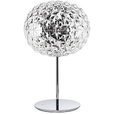 Kartell Planeta, stolní lampa s rámem z kovu, čiré sklo, se stmívačem Kartell Planeta, stolní lampa s rámem z kovu, čiré sklo, se stmívačem