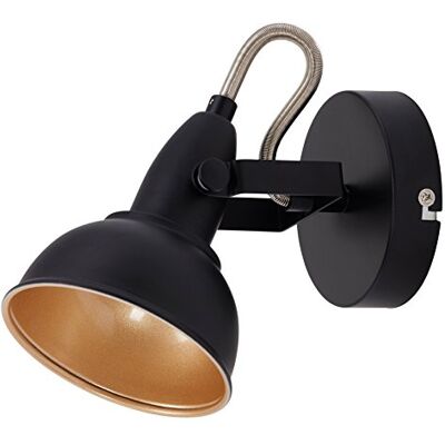Briloner Nástěnné svítidlo vnitřní otočné, vintage, objímka E14, max. 40 W, nástěnná lampa uvnitř, nástěnný zářič, nástěnné světlo, nástěnné osvětlení, ložnice, lampa do chodby, 15,6 x 10 cm, Briloner Nástěnné svítidlo vnitřní otočné, vintage, objímka E14, max. 40 W, nástěnná lampa uvnitř, nástěnný zářič, nástěnné světlo, nástěnné osvětlení, ložnice, lampa do chodby, 15,6 x 10 cm,