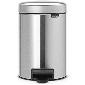 Brabantia Nášlapný odpadkový koš s vnitřním plastovým košem, ocel Brabantia Nášlapný odpadkový koš s vnitřním plastovým košem, ocel