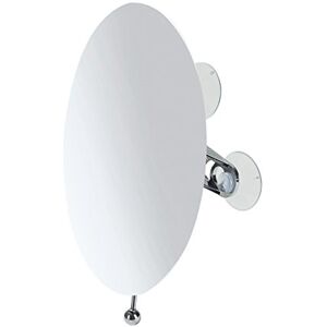 Möve Mirrors oválné zrcadlo s 5násobným zvětšením a přísavkami 15 x 20 cm z ušlechtilé oceli, stříbrné Möve Mirrors oválné zrcadlo s 5násobným zvětšením a přísavkami 15 x 20 cm z ušlechtilé oceli, stříbrné