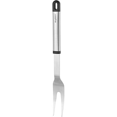 BergHOFF Vidlička na maso Essentials (grilovací vidlička z ušlechtilé oceli, porcovací vidlička se dvěma hroty, servírovací vidlička na maso / pečení / steaky) 1301054 BergHOFF Vidlička na maso Essentials (grilovací vidlička z ušlechtilé oceli, porcovací vidlička se dvěma hroty, servírovací vidlička na maso / pečení / steaky) 1301054