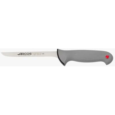 Arcos Vykosťovací nůž z ušlechtilé oceli Nitrum 15 cm – profesionální nůž na krájení kostí a masa – ergonomická rukojeť z polypropylenu, černá, řada Color Prof Arcos Vykosťovací nůž z ušlechtilé oceli Nitrum 15 cm – profesionální nůž na krájení kostí a masa – ergonomická rukojeť z polypropylenu, černá, řada Color Prof