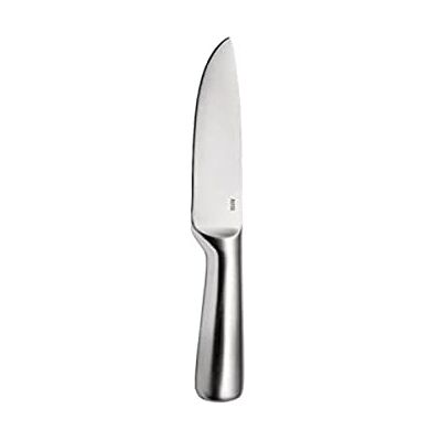 Alessi SG501 Mami malý kuchařský nůž, kovářská ocel AISI 425 matovaná, stříbrná/černá Alessi SG501 Mami malý kuchařský nůž, kovářská ocel AISI 425 matovaná, stříbrná/černá