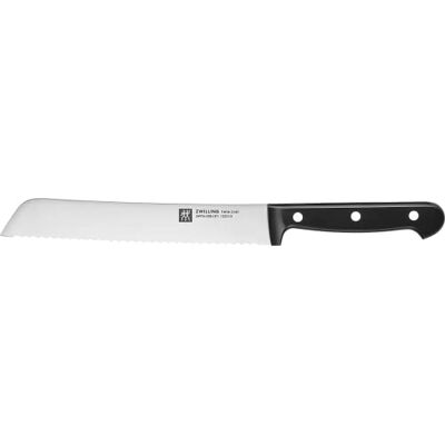 ZWILLING Twin Chef 2 nůž na chléb se zoubkovaným ostřím, 20 cm, speciální nerezová ocel, černý ZWILLING Twin Chef 2 nůž na chléb se zoubkovaným ostřím, 20 cm, speciální nerezová ocel, černý