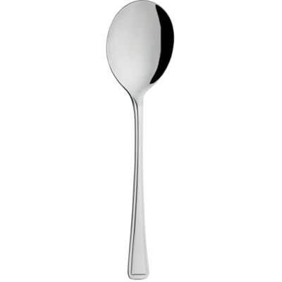 Grunwerg SUSHLR Harley polévková lžíce, nerezová ocel, stříbrná, 2,5 mm, 12 Grunwerg SUSHLR Harley polévková lžíce, nerezová ocel, stříbrná, 2,5 mm, 12