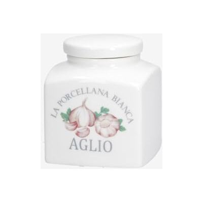 LA PORCELLANA BIANCA Porcellana Conserva nádoba s víkem, 0,5 l, Deco Garlic Gb, Nylon/A LA PORCELLANA BIANCA Porcellana Conserva nádoba s víkem, 0,5 l, Deco Garlic Gb, Nylon/A