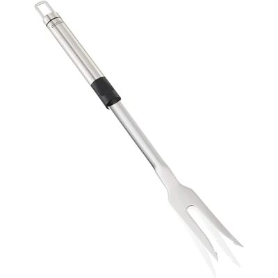 Leifheit Vidlička na maso série ProLine, špičatá vidlička 37 cm, grilovací vidlička z nerezové oceli, oválná rukojeť pro příjemnou manipulaci, příbor na porcování, servírovací příbor s praktickým Leifheit Vidlička na maso série ProLine, špičatá vidlička 37 cm, grilovací vidlička z nerezové oceli, oválná rukojeť pro příjemnou manipulaci, příbor na porcování, servírovací příbor s praktickým