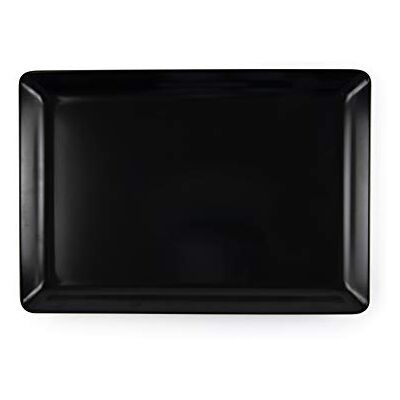 Excelsa Happy Hour Tablett, rechteckig, 45 x 31 x 3 cm, Melamin, Schwarz Excelsa Happy Hour Tablett, rechteckig, 45 x 31 x 3 cm, Melamin, Schwarz