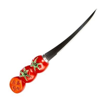 Fackelmann 43231 nůž na rajčata Funny Kitchen, 20 cm, červený Fackelmann 43231 nůž na rajčata Funny Kitchen, 20 cm, červený