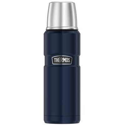 Thermos Termoláhev z nerezové oceli King 0,47 l – ušlechtilá ocel, absolutně těsná, s pohárkem na pití, 12 h horká & 24 h studená, kompaktní a robustní na cestování a kempování, bez BPA Thermos Termoláhev z nerezové oceli King 0,47 l – ušlechtilá ocel, absolutně těsná, s pohárkem na pití, 12 h horká & 24 h studená, kompaktní a robustní na cestování a kempování, bez BPA