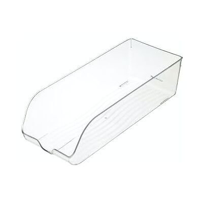 KitchenCraft Nádoba na dózy na lednici, organizér do ledničky, na 9 – 10 dóz, průhledný plast, 14 cm x 34,5 cm x 9,5 cm KitchenCraft Nádoba na dózy na lednici, organizér do ledničky, na 9 – 10 dóz, průhledný plast, 14 cm x 34,5 cm x 9,5 cm