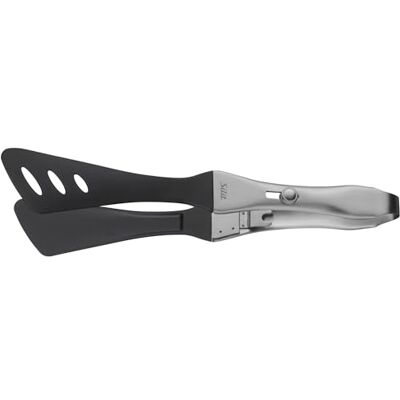 Silit Servírovací kleště Girato 31 cm, ušlechtilá ocel, kuchyňské kleště, plastová hlava, kleště, malé grilovací kleště na steaky, ryby, zeleninu, aretační mechanismus, šetří místo Silit Servírovací kleště Girato 31 cm, ušlechtilá ocel, kuchyňské kleště, plastová hlava, kleště, malé grilovací kleště na steaky, ryby, zeleninu, aretační mechanismus, šetří místo