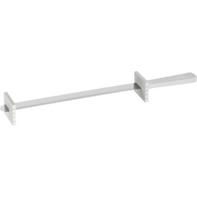 Kaiser Inspiration nůž na dort s distančními držáky 32 cm, kráječ na dort, kráječ dortů, kráječ dortového korpusu, extra ostrá čepel, vhodný do myčky Kaiser Inspiration nůž na dort s distančními držáky 32 cm, kráječ na dort, kráječ dortů, kráječ dortového korpusu, extra ostrá čepel, vhodný do myčky