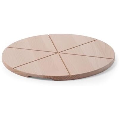 Hendi Pizzabretter, Aus Buchenholz, Buchenholz, Flammkuchenbrett, Brotschaufel, Pizzaschaufel, mit Rillen zum Schneiden von 6 gleichgroßen Stücken, ø300mm Hendi Pizzabretter, Aus Buchenholz, Buchenholz, Flammkuchenbrett, Brotschaufel, Pizzaschaufel, mit Rillen zum Schneiden von 6 gleichgroßen Stücken, ø300mm